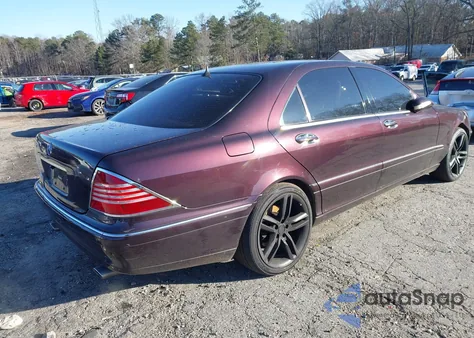 2000 Mercedes-Benz S 430 z USA, uszkodzony, nr VIN WDBNG70J3YA037518